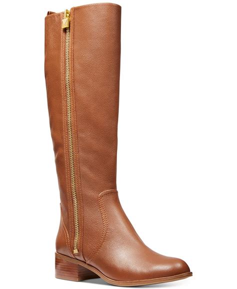 michael kors frenchie leather tall riding boots|Michael Kors Riding Boots .